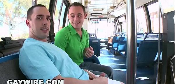  GAYWIRE - Straight Guy Gets Turned Out Aboard The Project City Bus